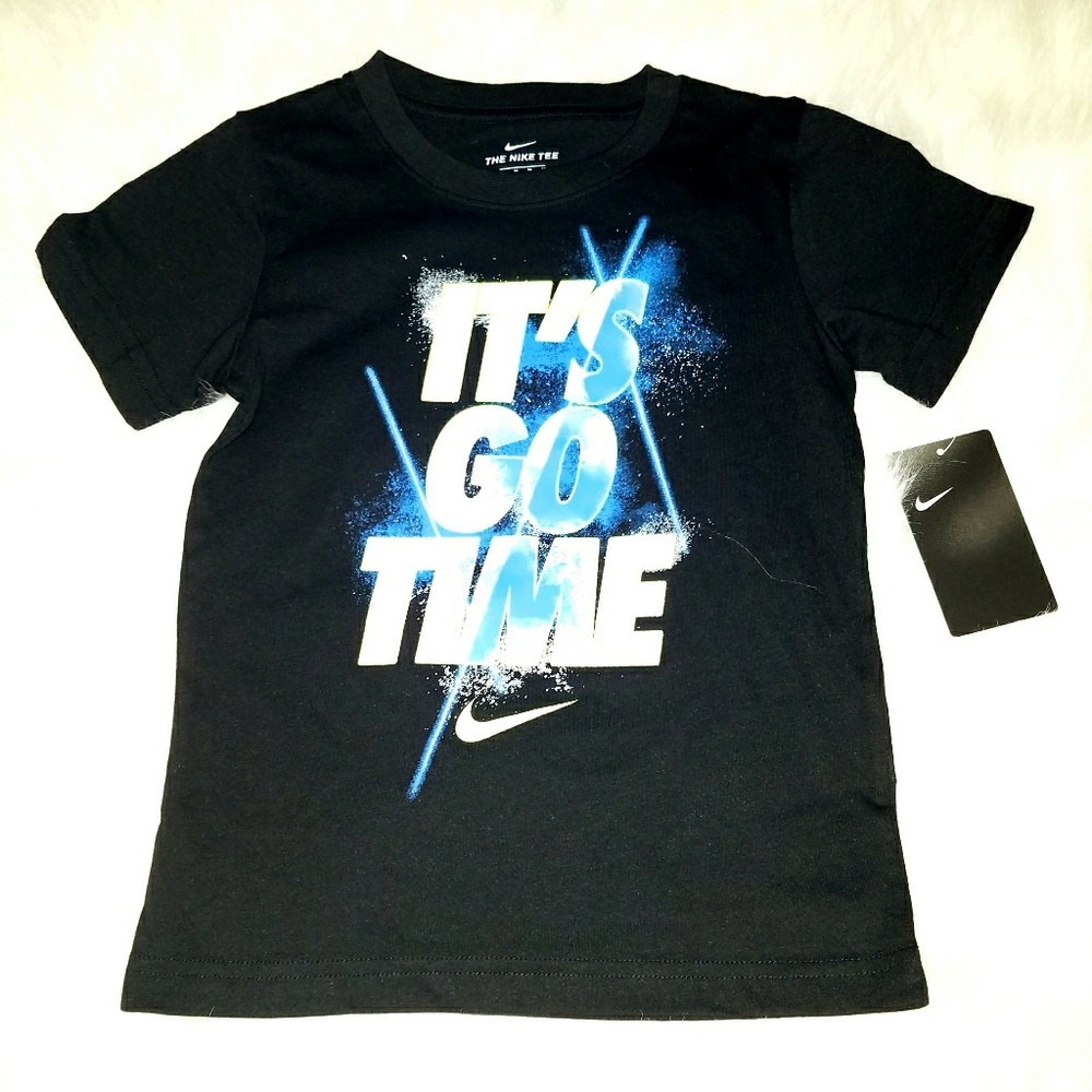 Nike Black Graphic Athletic Graphic Tee